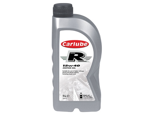 [CLBXRH001] Triple R 15W-40 High Mileage Oil 1 litre