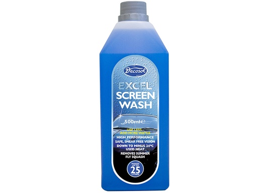 [DECAD25] Excel Screenwash 500ml