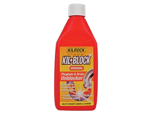 [KILKB500] Kil-Block Original Plughole & Drain Unblocker 500ml