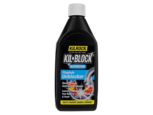 [KILKBBATH] Kil-Block Bathroom Plughole Unblocker 500ml