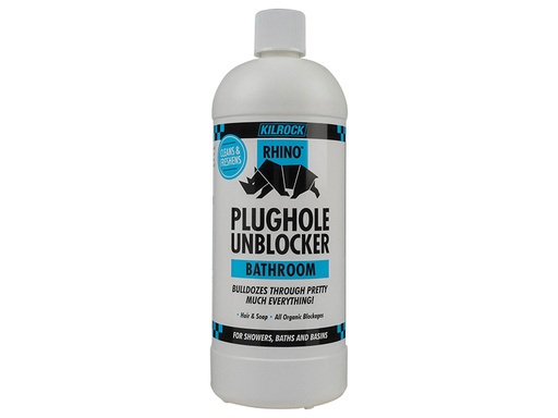 [KILRHINOBATH] Rhino Bathroom Heavy-Duty Drain Unblocker 1 litre