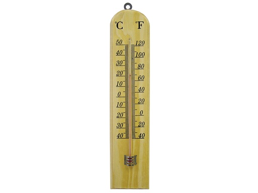 [FAITHWOODSM] Wall Thermometer - Wood 260mm