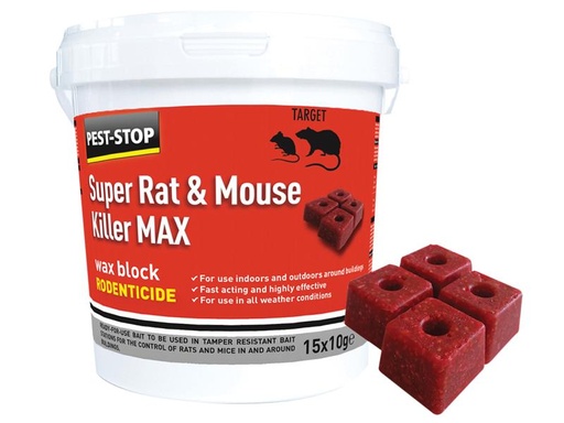 [PRCPSWB03] Super Rat & Mouse Killer MAX Wax Blocks