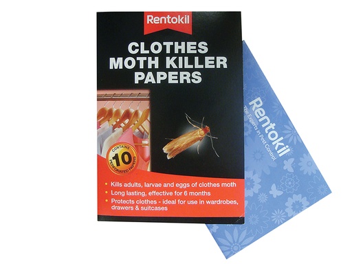 [RKLFA115] Clothes Moth Papers (Pack 10)