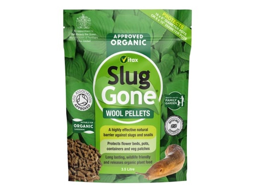 [VTX5SLG35] Slug Gone Wool Pellets 3.5 litre