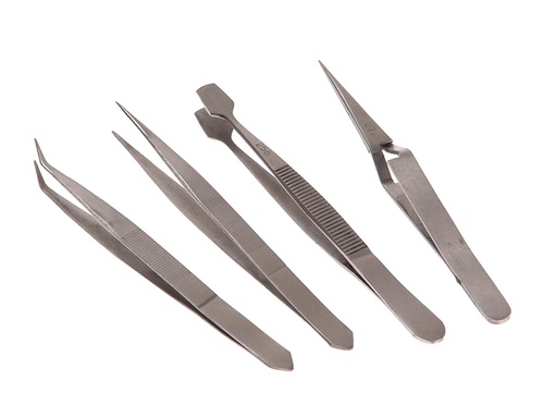 [FAITWSET4] Tweezer Set, 4 Piece