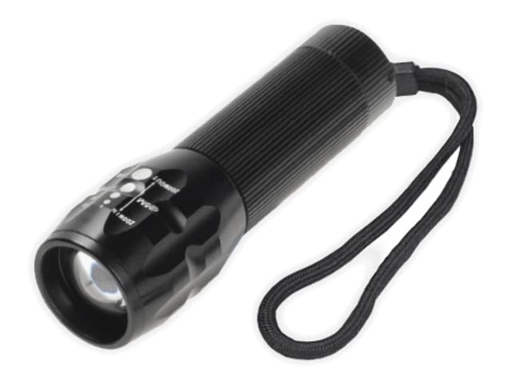 [L/HELEDFOCUS] Elite 3W LED Focus Torch 210 Lumens