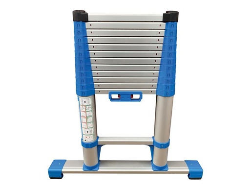 [ZAR40401] Compactstep L Telescopic Ladder & Stabiliser Bar 3.8m