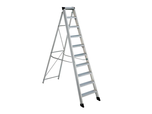 [ZAR100510] EN131 Professional Swingback Steps, Open 2.11m Closed 2.37m 10 Rungs