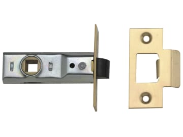 [UNNJ2648PL30] Tubular Mortice Latch 2648 Polished Brass 76mm 3in Box