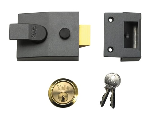 [YAL88DMGPB] 88 Standard Nightlatch 60mm Backset DMG Finish 60mm Backset Box