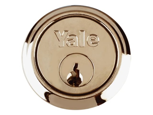 [YALB1109PB] B1109 Replacement Rim Cylinder & 2 Keys Polished Brass Finish Box