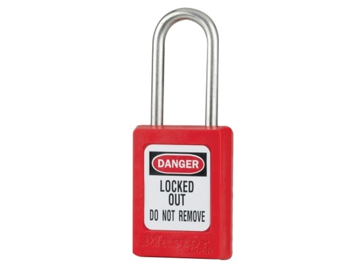 [MLKS31RED] Lockout Padlock – 35mm Body & 4.76mm Stainless Steel Shackle