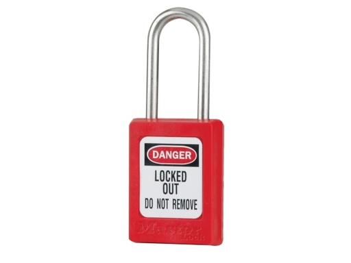 [MLKS31KARED] Lockout Padlock – Keyed Alike 35mm Body & 4.76mm Stainless Steel Shackle