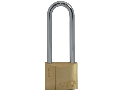 [FAIPLB40LS] Brass Padlock 40mm Long Shackle 3 Keys