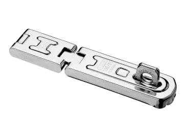 [ABU100100HSC] 100/100 DG Hinged Hasp & Staple Carded 100mm