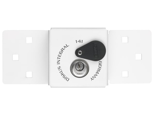 [ABU14126C] 141/200 Diskus® Integral Van Lock White & 26/70mm Diskus® Padlock