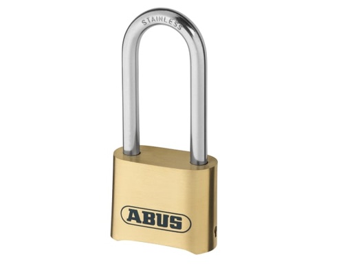 [ABU180IB50LC] 180IB/50HB63 50mm Brass Body Combination Padlock Long Shackle (4-Digit) Carded