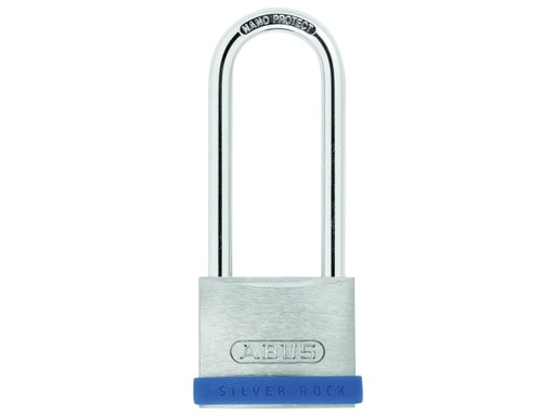 [ABU540LS63C] 40mm Silver Rock 5 Padlock Long Shackle 63mm