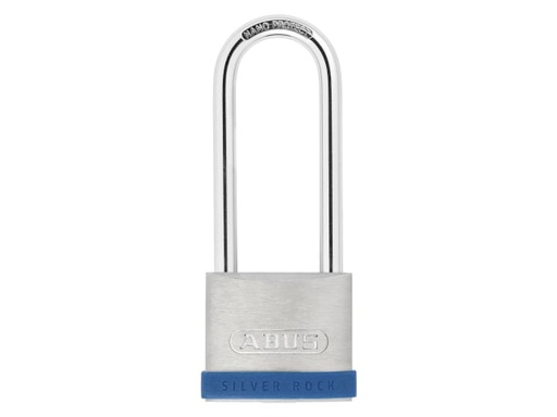 [ABU550LS80C] 50mm Silver Rock 5 Padlock Long Shackle 80mm