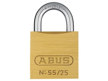 [ABU5525C] 55/25mm Brass Padlock Carded