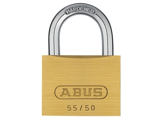 [ABU5550C] 55/50mm Brass Padlock Carded