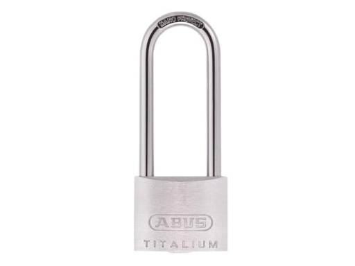 [ABU64TI4063] 64TI/40mm TITALIUM Padlock 63mm Long Shackle