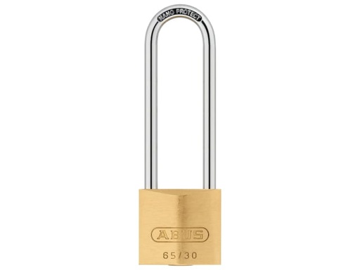 [ABU6530LS60] 65/30mm Brass Padlock 60mm Long Shackle