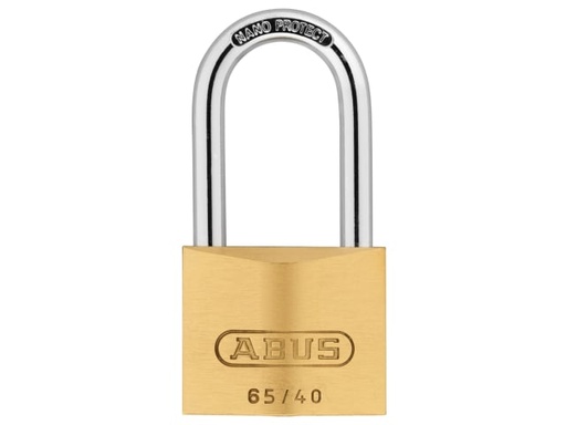 [ABU6540LS40] 65/40mm Brass Padlock 40mm Long Shackle