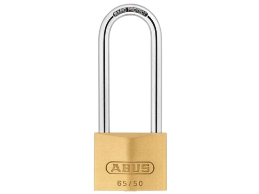 [ABU6550LS] 65/50mm Brass Padlock 80mm Long Shackle