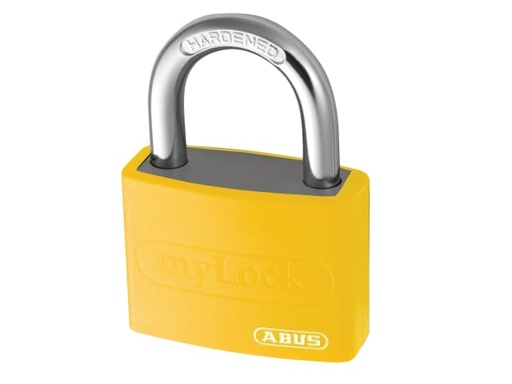 [ABU65AL40YEL] T65AL/40mm My Lock Aluminium Padlock Yellow