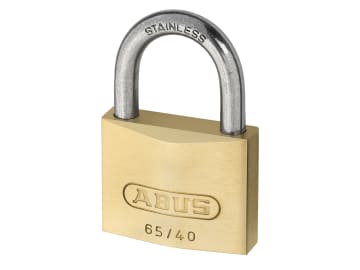 [ABU65IB4063C] 65IB/40mm Brass Padlock Stainless Steel Long Shackle 63mm Carded