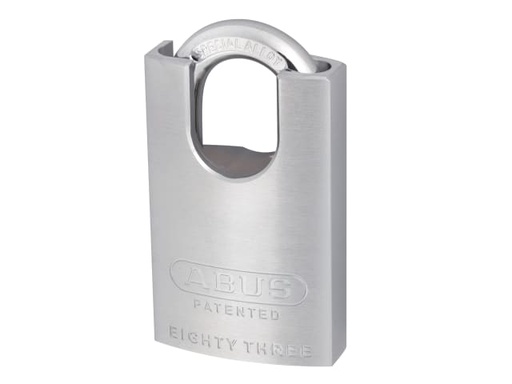 [ABU8350CSC] 83/50mm Chrome Plated Brass Padlock Hardened Closed Shackle