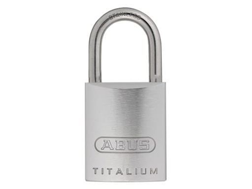 [ABU86TIIB45] 86TIIB/45mm TITALIUM Padlock Without Cylinder Stainless Steel Shackle