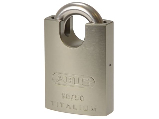 [ABU90RK50C] 90RK/50 TITALIUM Padlock Closed Shackle Carded