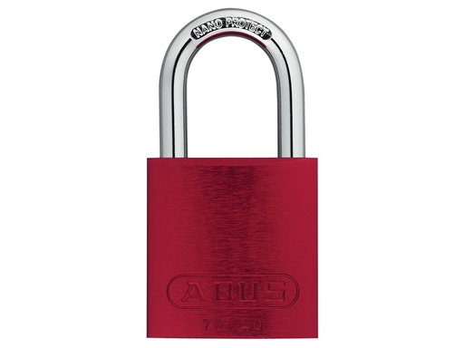 [ABUKA45238] 72/40mm Aluminium Padlock Red Keyed Alike TT02162