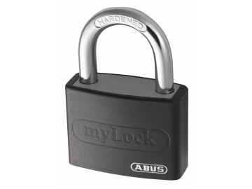 [ABUKA49944] T65AL/40mm My Lock Aluminium Padlock Black Keyed Alike 6401