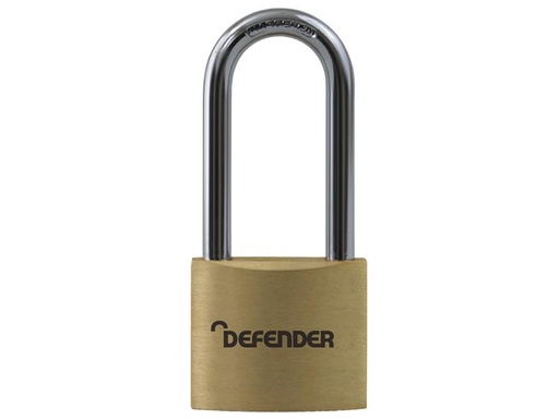 [DEFBP4LS] Brass Padlock Long Shackle 40mm