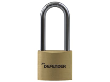 [DEFBP4LSKA] Brass Padlock Long Shackle 40mm Keyed Alike