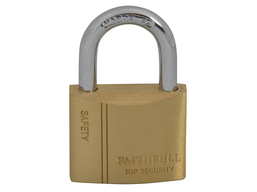 [FAIPLB40] Brass Padlock 40mm 3 Keys