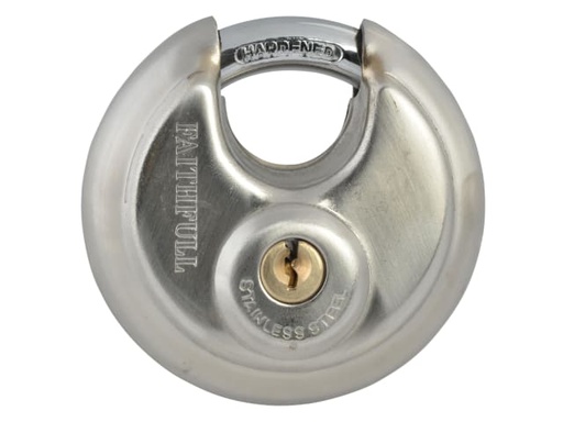 [FAIPLSS70DIS] Stainless Steel Discus Padlock 70mm