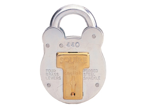 [HSQ440KA] 440KA Old English Padlock with Steel Case 51mm Keyed