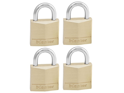 [MLK130Q] Solid Brass 30mm Padlock 4-Pin - Keyed Alike x 4