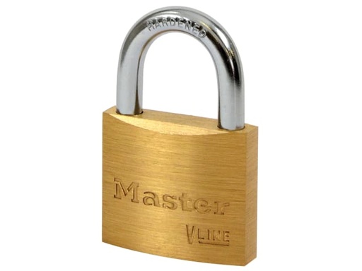 [MLK4140KA2] V Line Brass 40mm Padlock - Keyed Alike 4232