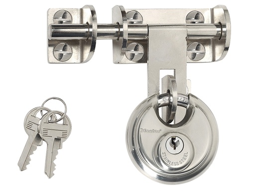 [MLK448] Hasp 116mm + Discus Padlock 60mm