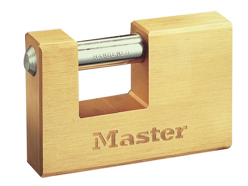 [MLK606] Rectangular 63mm Solid Brass Body Shutter Padlock