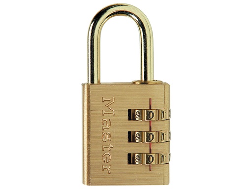 [MLK630] Brass Finish 30mm 3-Digit Combination Padlock