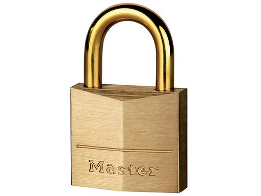 [MLK635] Solid Brass 35mm Padlock with Brass Plated Shackle