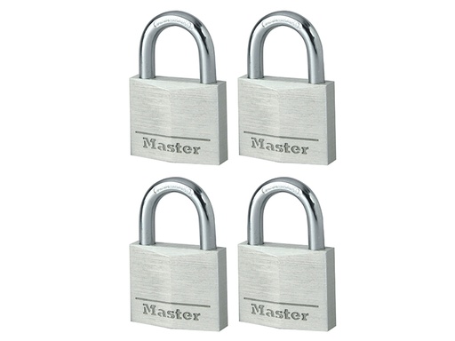 [MLK9140Q] Aluminium 40mm Padlock 4-Pin - Keyed Alike x 4