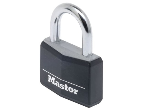 [MLK9150BLK] Aluminium Black Vinyl Cover 50mm Padlock 4-Pin